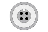 Biolight Compatible IBP Adapter Cable - B. Braun Connector - Pluscare Medical LLC
