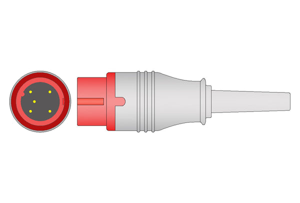DRE Compatible IBP Adapter Cable - Medex Abbott Connector - Pluscare Medical LLC