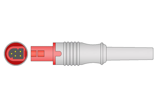 Datascope Compatible IBP Adapter Cable - Utah Connector - Pluscare Medical LLC