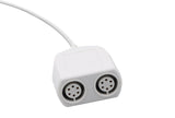 Marquette Compatible IBP Adapter Cable - Round 6-Pin Dual Connector Keyed - Pluscare Medical LLC