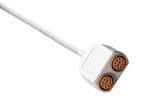 Siemens Compatible IBP Adapter Cable - Round/ 10-Pin Connector/ Keyed - Pluscare Medical LLC