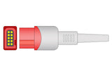 Spacelabs Compatible IBP Adapter Cable - Round/ 6-Pin Connector/ Keyed - Pluscare Medical LLC