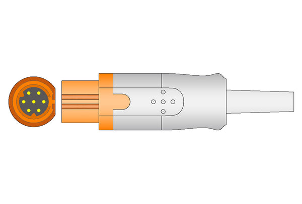 Siemens Compatible IBP Adapter Cable - Utah Connector - Pluscare Medical LLC