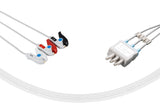 Colin Compatible Reusable ECG Lead Wires 3 Leads Grabber