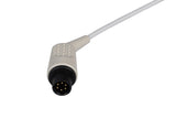 AAMI 6Pin Compatible ECG Trunk cable - 3 Leads/Din Style 3-pin - Pluscare Medical LLC