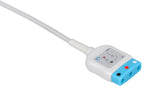 Mennen Compatible ECG Trunk Cables - 3 Leads/Din Style 3-pin - Pluscare Medical LLC