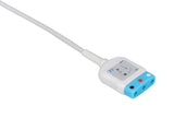 Kontron Compatible ECG Trunk cable - 3 Leads/Din Style 3-pin - Pluscare Medical LLC