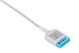 Kontron Compatible ECG Trunk cable - 5 Leads/Din Style 5-pin - Pluscare Medical LLC
