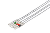 Din Compatible Reusable ECG Lead Wire - 5 Leads Neonate Grabber - Pluscare Medical LLC