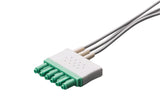 Drager Compatible Reusable ECG Lead Wire - 3 Leads Grabber - Pluscare Medical LLC