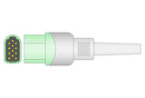 Datascope Compatible ECG Trunk cable - 5 Leads/Datascope 5-pin - Pluscare Medical LLC
