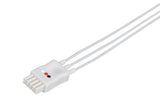 Datascope Compatible Reusable ECG Lead Wire - 3 Leads Grabber - Pluscare Medical LLC