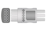 Datascope Compatible Reusable ECG Lead Wire - 3 Leads Snap - Pluscare Medical LLC