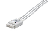 Datascope Compatible Reusable ECG Lead Wire - 5 Leads Grabber - Pluscare Medical LLC