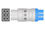Datex Compatible Reusable ECG Lead Wire - 3 Leads Grabber - Pluscare Medical LLC
