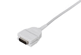 Burdick Compatible One Piece Reusable EKG Cable - Grabber - Pluscare Medical LLC