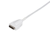 Burdick Compatible One Piece Reusable EKG Cable - 3mm Needle - Pluscare Medical LLC