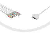 Fukuda Compatible One Piece Reusable EKG Cable-CP-101LD, CP-104L 3mm Needle