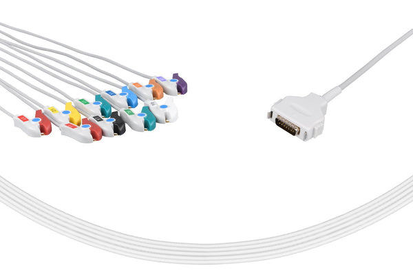Fukuda Compatible One Piece Reusable EKG Cable Grabber 