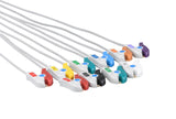 Fukuda Compatible One Piece Reusable EKG Cable - Grabber - Pluscare Medical LLC