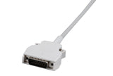 Mortara Compatible One Piece Reusable EKG Cable - 4mm Banana - Pluscare Medical LLC