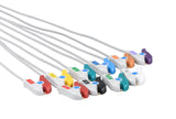 Mortara Compatible One Piece Reusable EKG Cable - Grabber - Pluscare Medical LLC