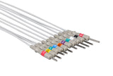 Nihon Kohden Compatible One Piece Reusable EKG Cable - 3mm Needle - Pluscare Medical LLC