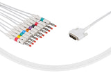 Nihon Kohden Compatible One Piece Reusable EKG Cable-BA-902D 4mm Banana