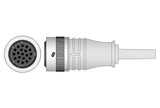 Quinton Compatible One Piece Reusable EKG Cable - 4mm Banana - Pluscare Medical LLC