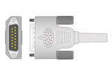 Edan Compatible One Piece Reusable EKG Cable - Grabber - Pluscare Medical LLC