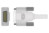 Schiller Compatible One Piece Reusable EKG Cable - 4mm Banana - Pluscare Medical LLC