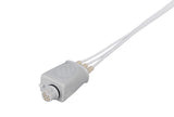 Fukuda Compatible Reusable ECG Lead Wire - 3 Leads Grabber - Pluscare Medical LLC
