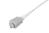 Fukuda Compatible Reusable ECG Lead Wire - 3 Leads Snap - Pluscare Medical LLC