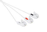 Philips Compatible Disposable ECG Lead Wire - 3 Leads Grabber Box of 10 - Pluscare Medical LLC