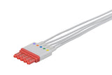 Philips Compatible Reusable ECG Lead Wire - 5 Leads (Chest Lead) Grabber - Pluscare Medical LLC