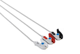 Philips Compatible ECG Telemetry cable - 3 Leads Grabber - Pluscare Medical LLC