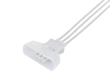Philips Compatible ECG Telemetry cable - 3 Leads Snap - Pluscare Medical LLC