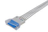 Philips Compatible ECG Telemetry cable - 5 Leads Grabber - Pluscare Medical LLC