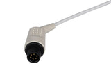 AAMI 6Pin Compatible ECG Trunk cable - 3 Leads/LL Style 3-pin - Pluscare Medical LLC