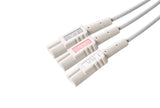 LL Compatible Reusable ECG Lead Wire - 3 Leads Grabber - Pluscare Medical LLC