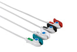 Medtronic Compatible Reusable ECG Lead Wire - 4 Leads Grabber - Pluscare Medical LLC