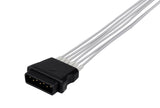Medtronic Compatible Reusable ECG Lead Wire - 6 Leads Grabber - Pluscare Medical LLC