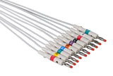 GE/Marquette Compatible EKG Lead Wire - 4mm Banana End - Pluscare Medical LLC