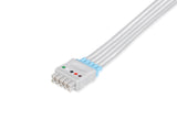 GE/Marquette Compatible Reusable ECG Lead Wire - 5 Leads Grabber - Pluscare Medical LLC