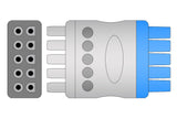 GE/Marquette Compatible Reusable ECG Lead Wire - 5 Leads Snap - Pluscare Medical LLC