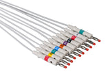 GE/Marquette Compatible EKG Lead Wire - 4mm Banana End - Pluscare Medical LLC