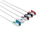 GE/Marquette Compatible Reusable ECG Lead Wire - 5 Leads Grabber - Pluscare Medical LLC
