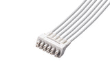 GE/Marquette Compatible Reusable ECG Lead Wire - 6 Leads Grabber - Pluscare Medical LLC