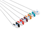 GE/Marquette Compatible Reusable ECG Lead Wire - 6 Leads Grabber - Pluscare Medical LLC