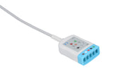 AAMI 6Pin Compatible ECG Trunk cable - 5 Leads/Mindray 5-pin - Pluscare Medical LLC